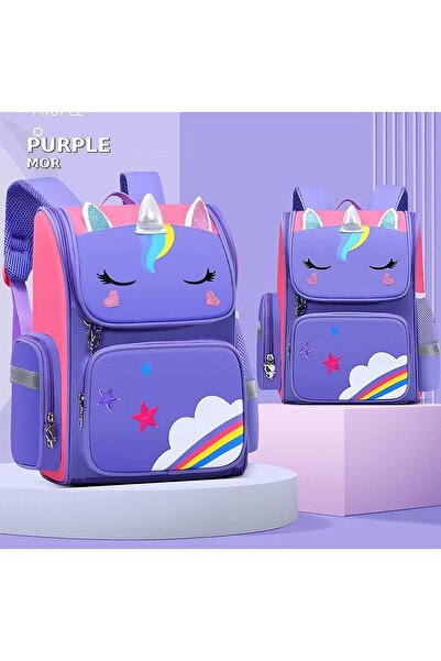 Buldug Çocuk Okul Çantası 41×27×14 cm – Ortopedik Sırt, Çok Bölmeli, Su İtici...