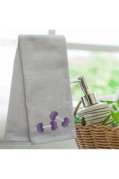 Ursa Dumbbell (Dumbell) Embroidered Design Sports Towel 50X90