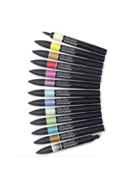Winsor and Newton ProMarker Set 2 (13 Colors) Graphic Art Marker