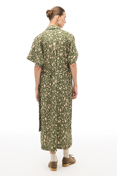 Perspective Cok Corine Comfortable Fit Ankle-Length Dress