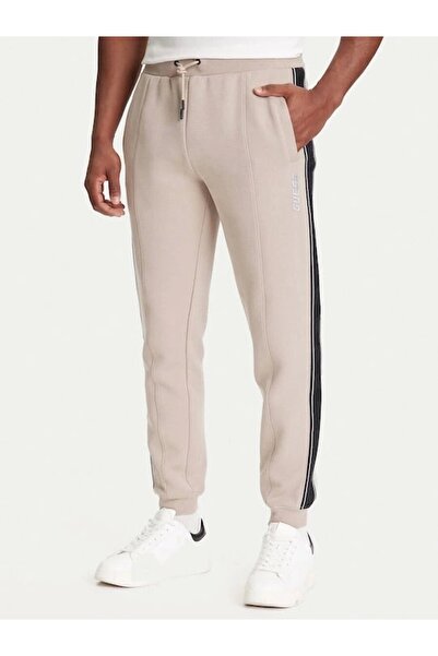 Guess Mickey Men's Beige Active Regular Fit Sweatpants Z2Yb09Kb3P2-G1Ca