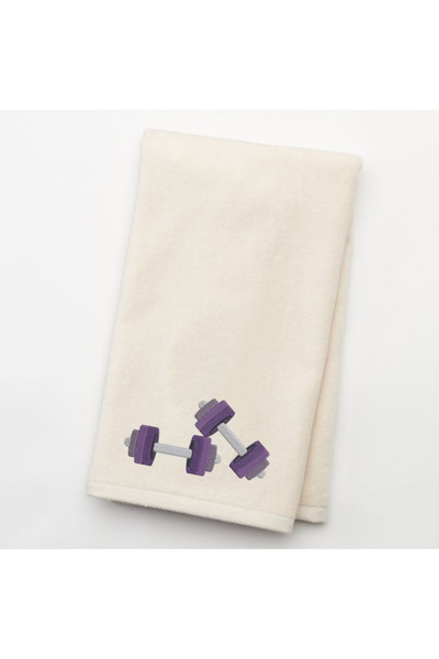 Ursa Dumbbell (Dumbell) Embroidered Design Sports Towel 50X90