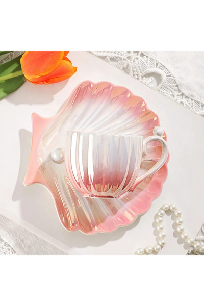 asc.home Oyster Model 6-Person Cup Set with Pearls 90ml