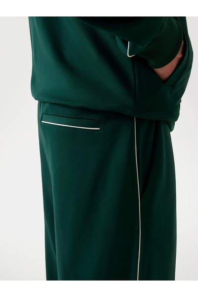 Guess Interlock Erkek Yeşil Slim Fit Eşofman Altı M5YB18KCBR2-G8U1