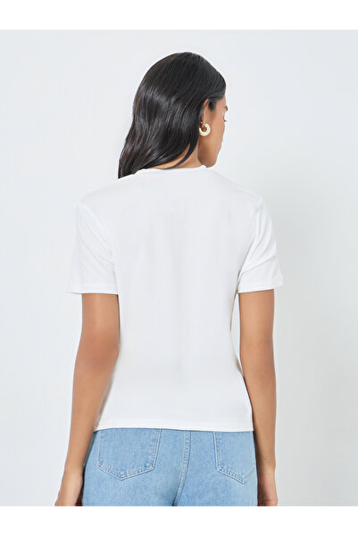 Take Two By Styli Women Graphic Print Round Neck T Shirt