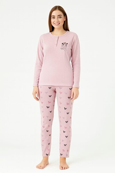 Pemilo 05011 للنساء، قميص بأكمام طويلة، 100% قطن، مصنوع من قماش الإنترلوك المسحوق