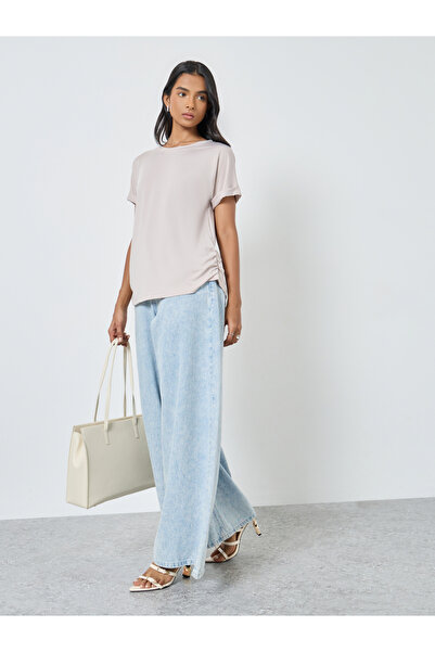 Take Two By Styli Solid Short Sleeves Regular Fit T-Shirt