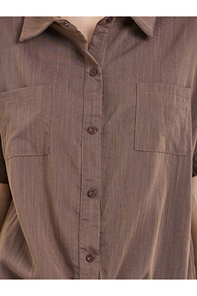 Take Two By Styli Knotted Detail Buttoned Shirt and Pants Co-Ords