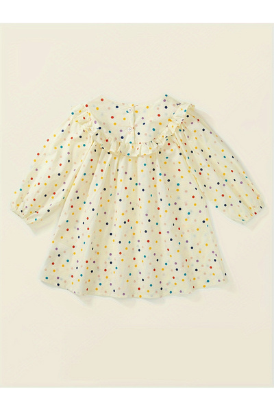 Take Two By Styli Girls Polka Dot Print Cotton Top