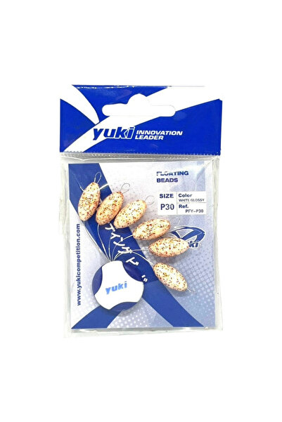 Yuki Stoperli Yüzen Boncuk P30 White Glossy