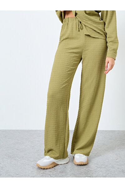 Styli Women Textured Longline Shirt and Pants Co-Ords