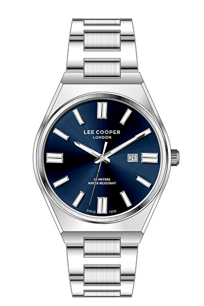 Lee Cooper Orijinal Lee Cooper Takvimli Özel Seri Çelik Kordon Lacivert Erkek Kol Saati