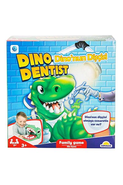 PopŞeker لعبة سحب الأسنان الديناصورية - لعبة الأطفال التي تطور المهارات اليدو...
