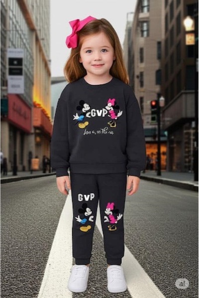 ASN APPAREL Seasonal 100% Cotton Girls' Top and Bottom Sets