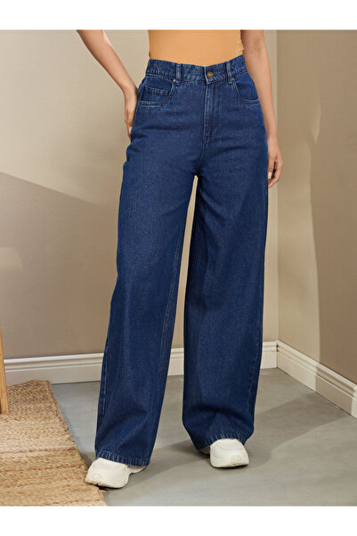 Sassafras By Styli Women High Rise Straight Fit Jeans