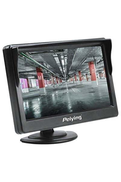 Peiying Monitor auto TFT de 5 inch cu intrare video dublă și comutare automată