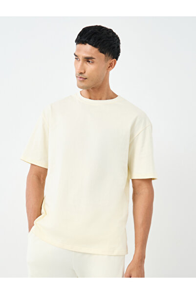 Styli Men Oversized Botanical Graphic Print T-Shirt