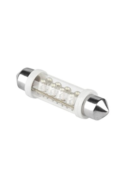 Lechpol Becuri LED auto albe pentru interior 12V SV8.5 9x3mm, pachet de 5