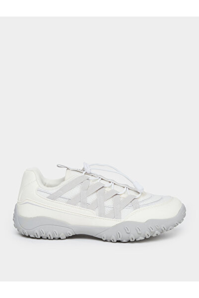 Styli Women Toggle Lace Sporty Sneakers