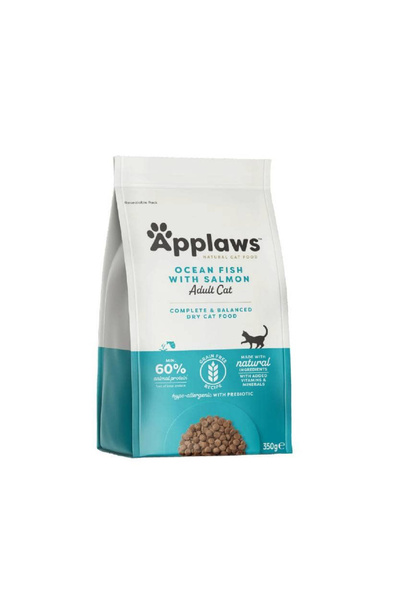 Applaws ابلاوز طعام جاف سمك مع سلمون 350غ
