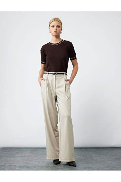 Koton Knitwear Brown Women's Sweater 6Wak90254Ht