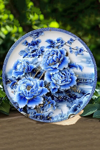 kutuTR Dekoratif UV Baskılı 3D GÜRÜNÜMLÜ MDF Duvar Süsü – Zarif Çiçek Desenli...