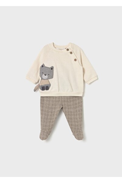 MAYORAL Newborn Erkek Bebek Pantolonlu Takım Bej
