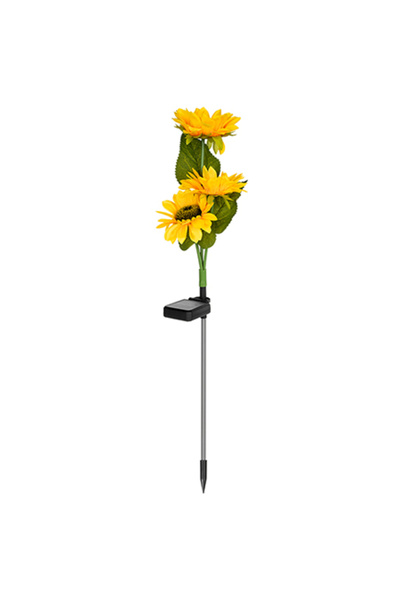 Rebel Lampă de grădină decorativă, tip floarea-soarelui, alimentată solar, IP...