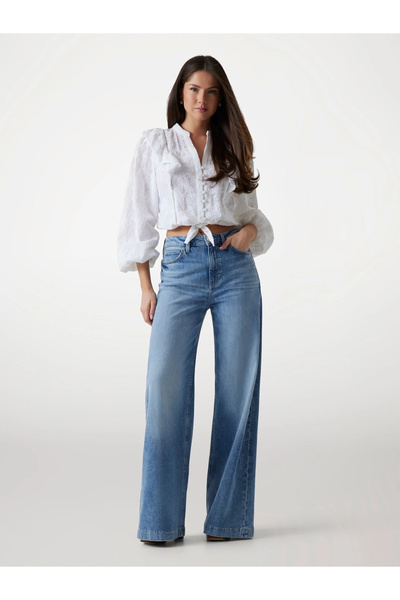 Guess Bellagio Kadın Mavi Skinny Fit Jean W5YA1CD5QP2-UBL1