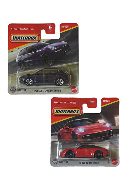 HOT WHEELS Matchbox Porsche Cayenne Turbo - Porsche 911 Targa