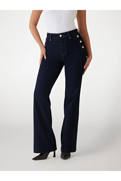 Guess New Faye Kadın Lacivert Modal Karışımlı Skinny Fit Jean W5RA0PD5PW1-BFIN