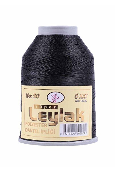 Leylak Polyester dantel ipliği 6 katlı 100 gram