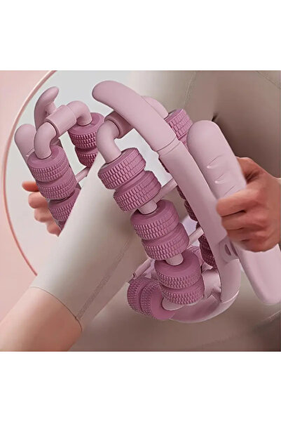 Ht Sağlık 28-Wheel Yoga Massage Roller - Muscle Relaxation Body Shaping Yoga Twister