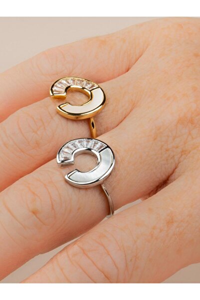Portakal Esintisi Sereniva Zircon Stone Adjustable Ring