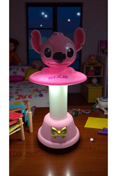 FAMEMUS ACCESSORY Stitch Kafa Sallayan Gece Lambası Boyut: 18 cm
