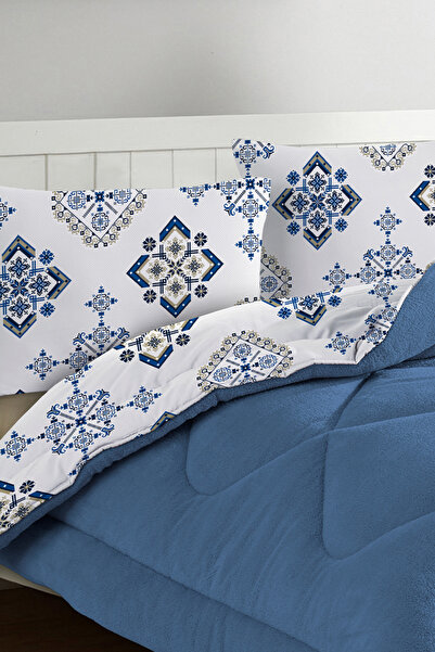 EVA Patterned Double Welsoft Quilt +2 Pillowcases 50X70Cm / Double-Sided, Modern Design