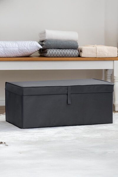 FORSACE 3 Multi-Purpose Laundry Storage Organizing Etc. Storage Box Mega Plus 70X40X30 cm Anthracite