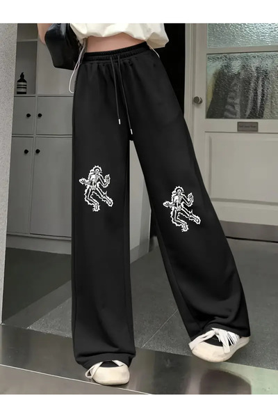 Toum بدلة رياضية فضفاضة مطبوعة للجنسين من Street Style