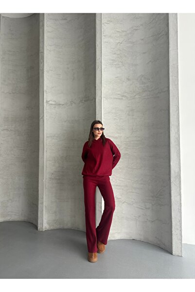 Rabi Shine Women's Cotton Hooded Double Set