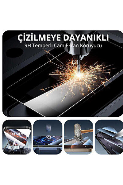Evax iPhone 17 Uyumlu HD+ 0,26MM 9H Temperli Cam Ekran Koruyucu