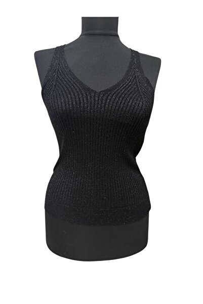 PHUTİ COLLECTION Silvery knitted blouse