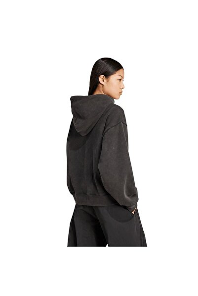 adidas Γυναικείο μαύρο φούτερ BUFFY HOODIE JW0155