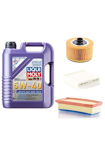 Liqui Moly Pachet Revizie Carbon Ulei Liqui Moly High Tech 5W40 + Filtre Mann pentru Dacia Logan II/ MCV II 0.9