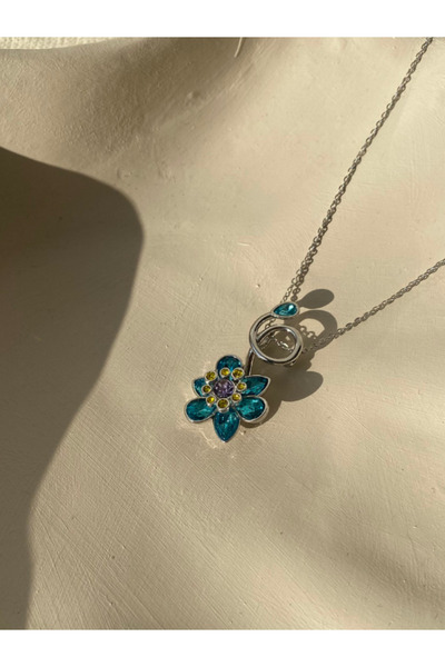 Brethils قلادة سواروفسكي الجديدة من مجموعة إديليا مرصعة بأحجار الزركون مع ضما...