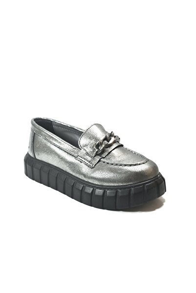 Onlo Ayakkabı Onlo Shoes 252 Genuine Leather Buckle Loafer Girls' School Shoes