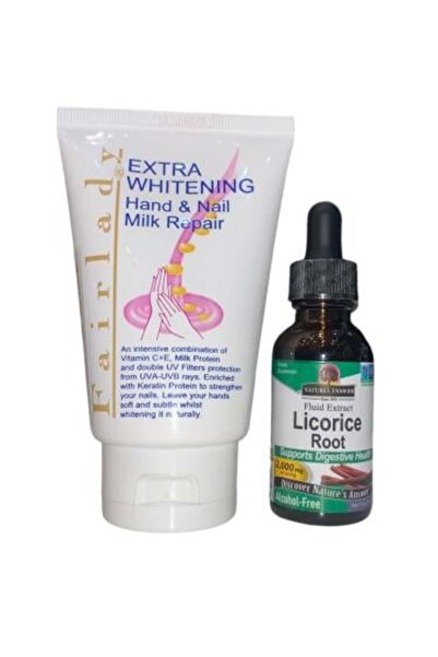 Fair Lady Hand Brightening Set: Fair Lady Hand Cream and Licorice