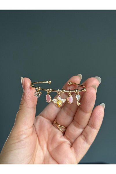 DGK COLLECTİON 14K gold renk,aşkla tasarlanmış şans charm bileklik🍀