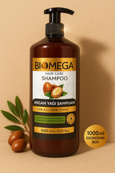 BIOMEGA ARGAN YAĞI ŞAMPUAN 1000ML