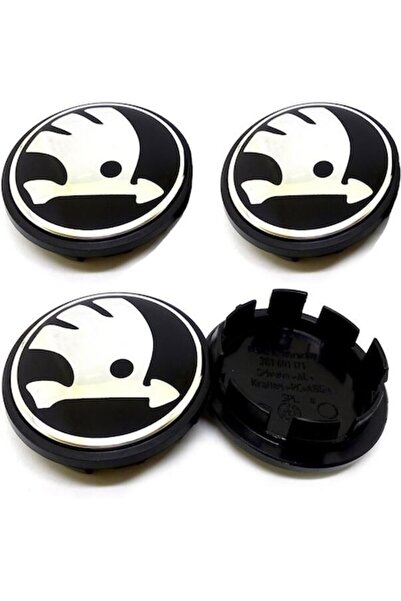 LinePartsBim Set 4 Capace Centrale Roti Jante 55mm / 65mm SKODA Octavia, Fabia, Superb, Rapid
