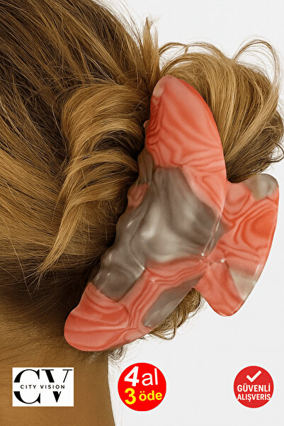 cityvision Korean Style Luxury Bone Salmon Color Clasp Buckle 9 cm - Stylish ...